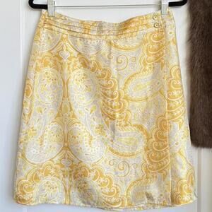 VINTAGE SILK LILLY PULITZER MINI SKIRT